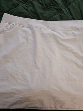 32 Degrees Light Sage Athletic Skort with Ribbed Waistband